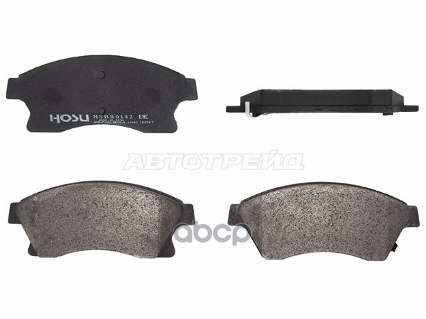 Колодки тормозные (Спереди) Chevrolet Aveo 02- / Cruze 09-15 HOSU арт. HSBR0142