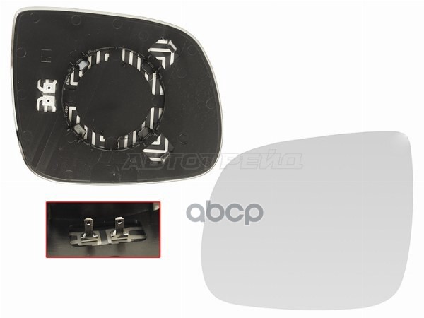 Полотно зеркала Audi Q5 08-17 / Q7 05-15 (Слева/ Обогрев/ асферическое) Sat арт. ST-121-0077