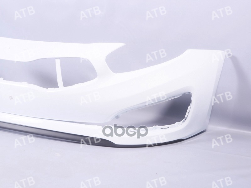 бампер Kia Ceed 2 2015-2018 рестайлинг передний Белый (Casa White) WD ATB