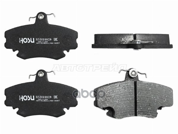 Колодки тормозные (Спереди) LADA Largus 12-21 / Renault Logan 04-22 HOSU арт. HSBR0029