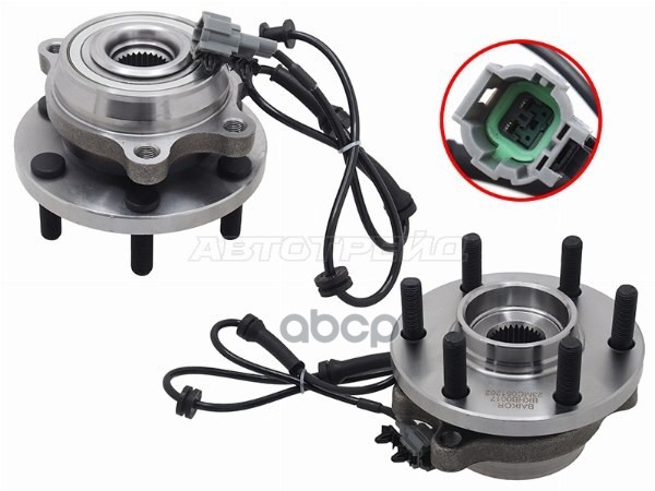 Ступичный узел перед NISSAN PATHFINDER R51 BAIKOR арт. BKHB0017