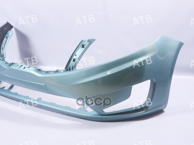 бампер Kia Rio 3 2011-2015 передний Изумрудно-зеленый (Emerald Green) EMG ATB