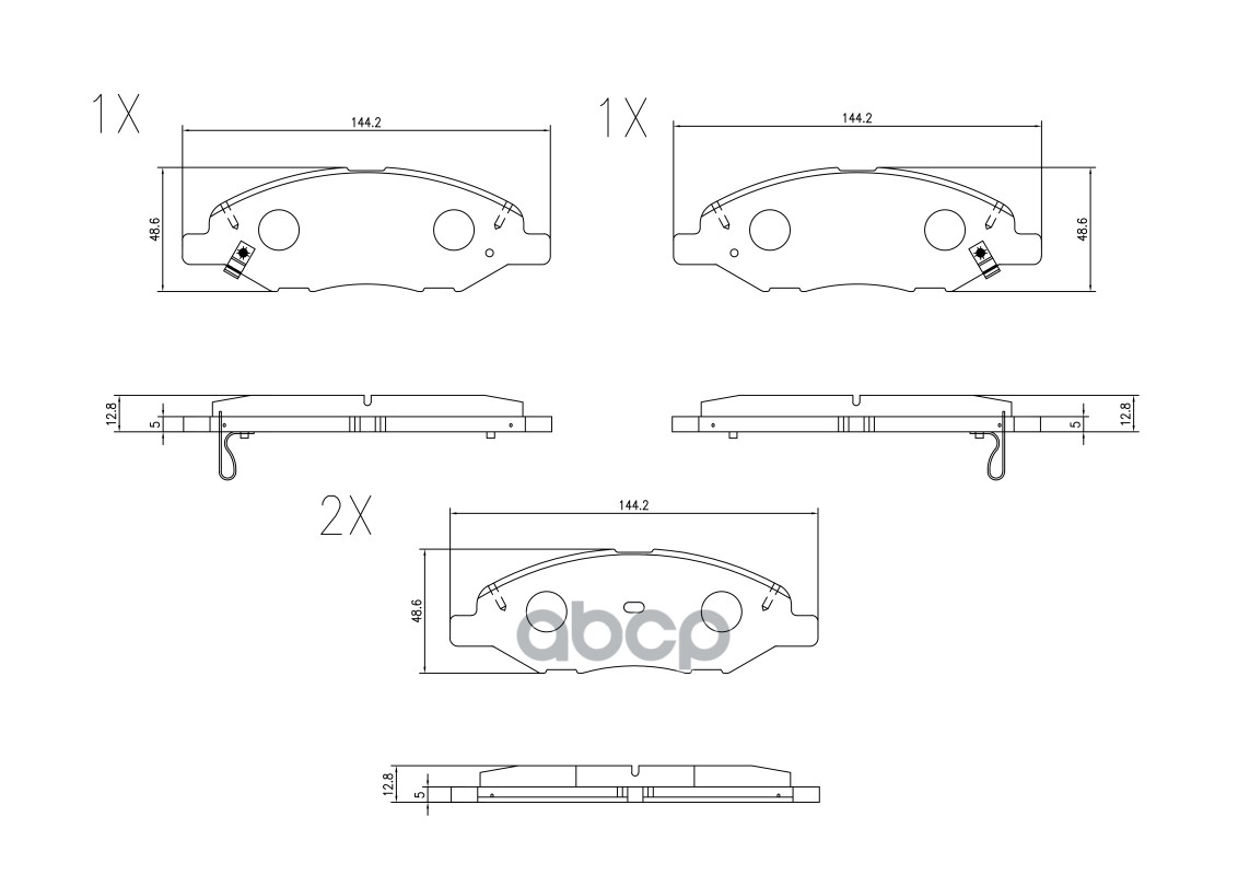 Колодки тормозные BARNETT