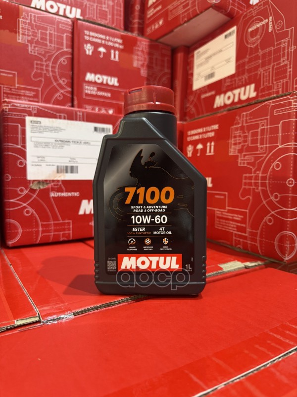 Motul 7100 4T (Ma2) 10W60 1Л. 100% Синт. (Масло Моторн. Для 4T Мотоц.) MOTUL арт. 113201