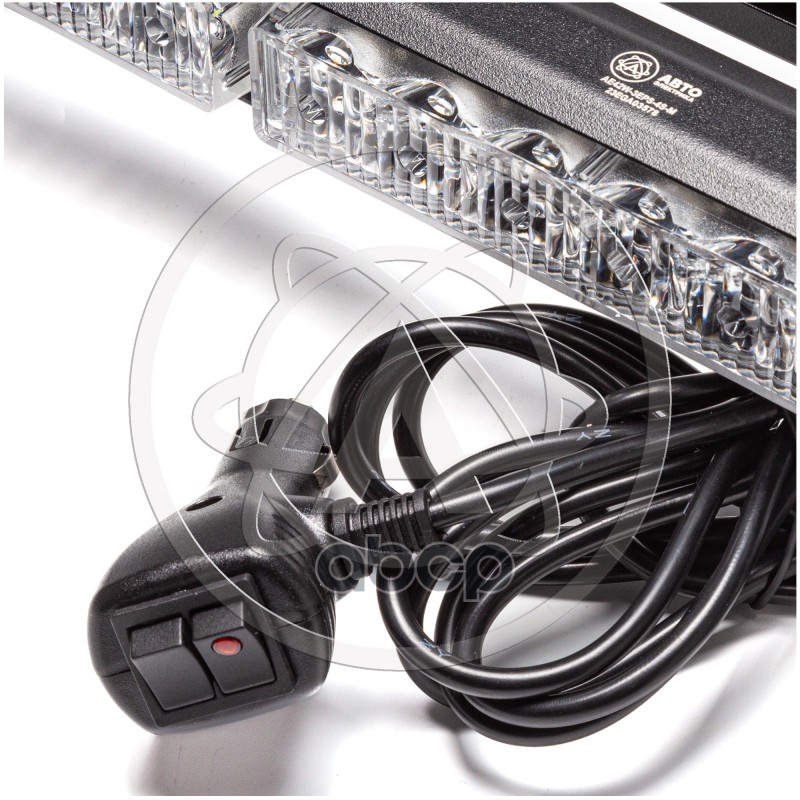 Балка светодиодная 12/24V 42Вт магнит стробоскоп 4 стор.(3+3+2 блока Epistar) A