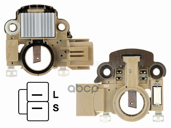 Реле-регулятор напряжения генератора NISSAN ALMERA N16 00-/PRIMERA 99-02 QG18DE/QG15DE Sat арт. ST-23215-4M510