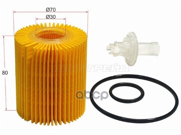 Фильтр масляный Toyota Avensis (T250,T270) 03-15 / Corolla 06-13 Sat арт. ST-04152-YZZA5