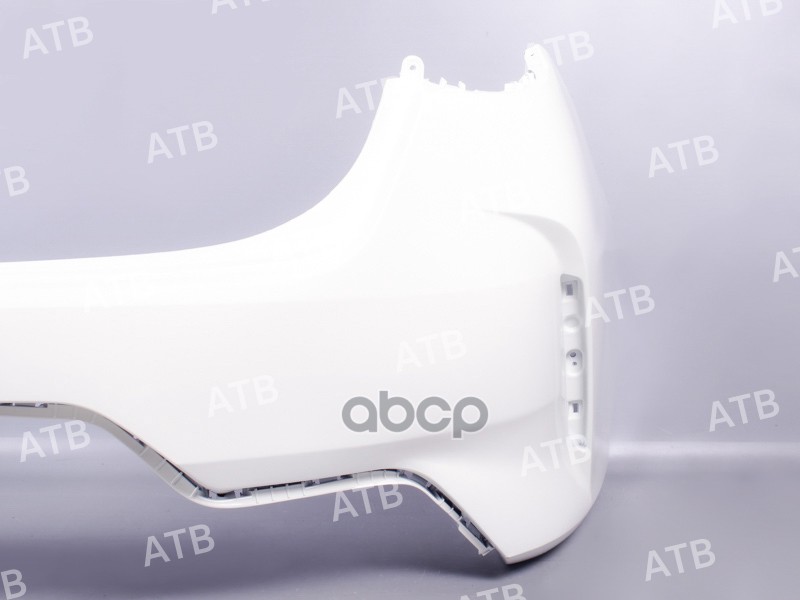 бампер Kia Rio 4 2020-2023 рестайлинг седан задний Белый (Белый Атлас) SAW ATB