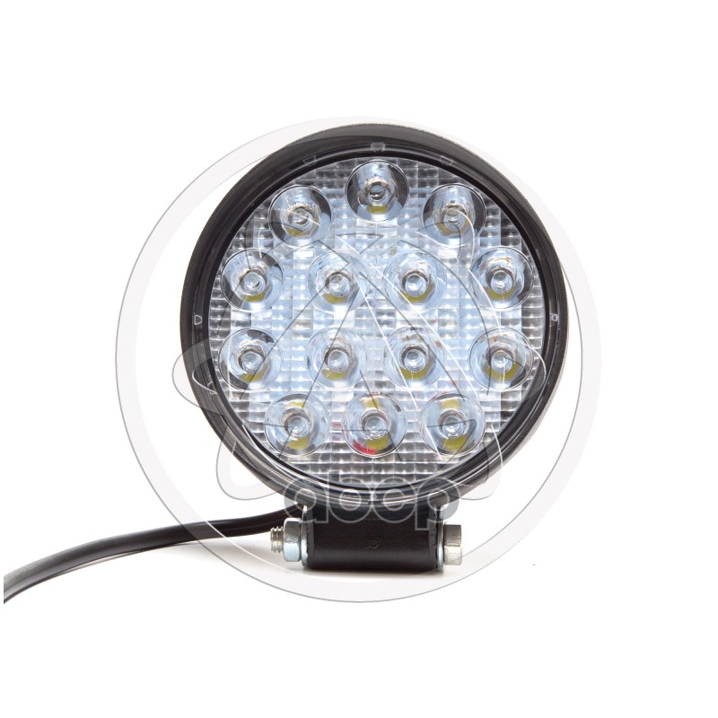 Фара дополнительная светодиодная (LED) AE42R-14LED-28HC SLIM круглая, направленн