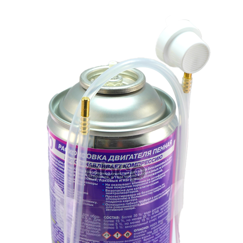 AGA Раскоксовка двигателя пенная (520ml)