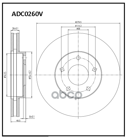 Диски тормозные