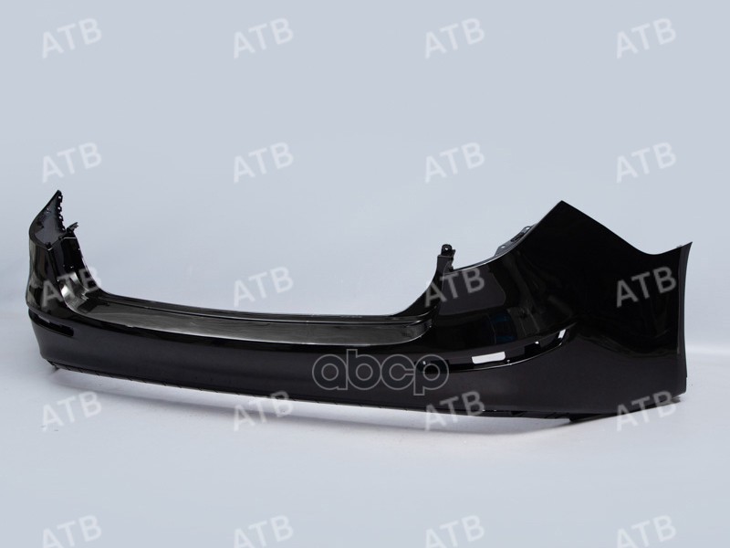 бампер Kia Rio 3 2015-2017 рестайлинг седан задний Черный (Phantom Black) MZH