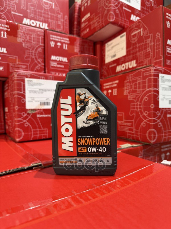 Motul Snowpower 4T 0W40 1Л. 100% Синт. (Для 4Т Снегоходов) (Масло Моторн.) MOTUL арт. 105891