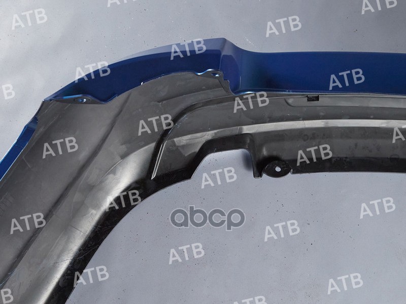 бампер Лада Гранта 2 FL седан задний Голубая планета 418 полноокрашенный ATB