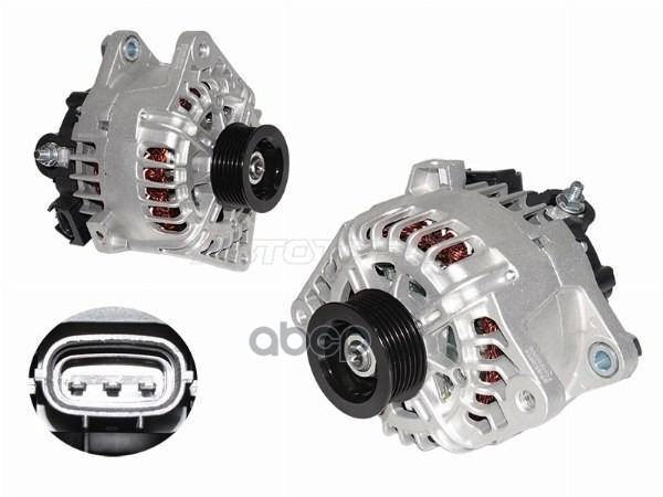 Генератор HYUNDAI SOLARIS 1.4/1.6 15-/KIA RIO 1.1 11- D3FA/D4FC/G4FC 12V 110A Sat арт. ST-85-0014