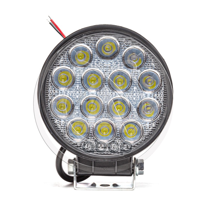 Фара противотуманная LED универсальная круглая 42Вт 12/27В 14SMD#