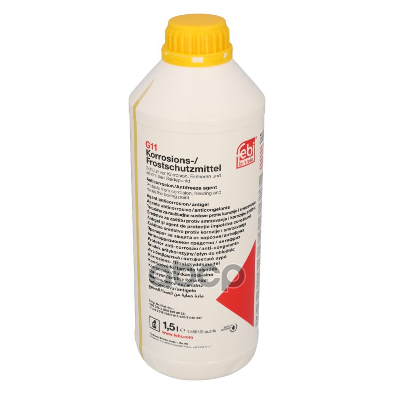 2374F Антифриз! Жёлтый 1.5L Концентрат 1К1 -40C Febi арт. 02374