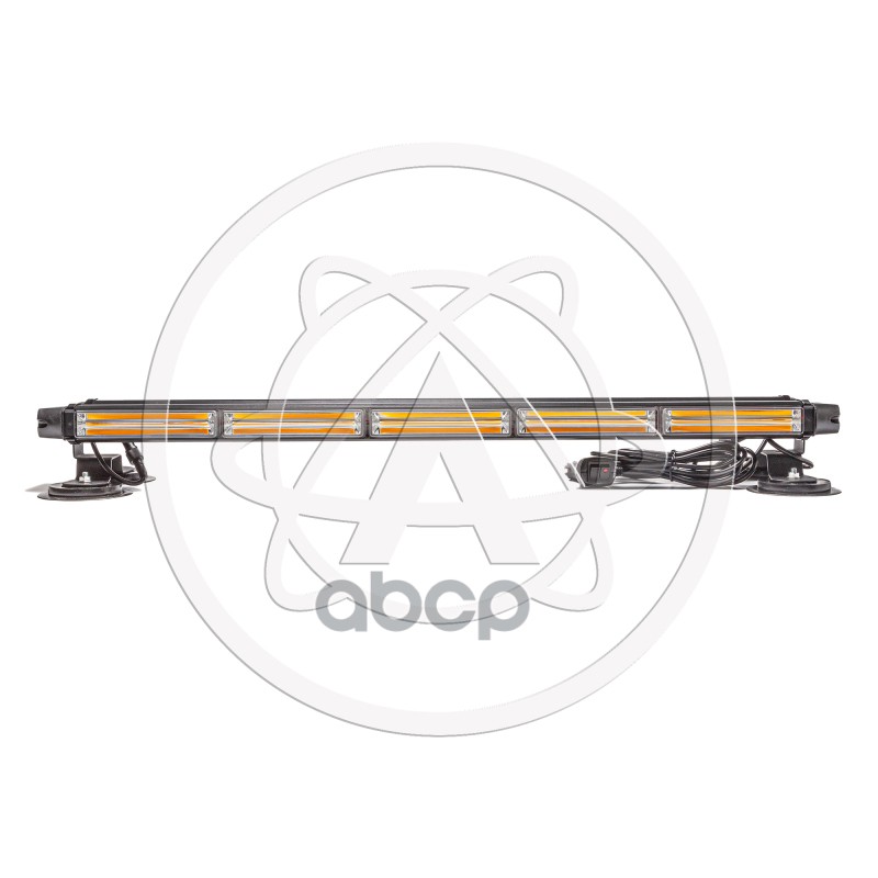 Балка проблесковая оранжевая AE66W-5COB-4S-M 66Вт, 1224В, 4-стор., 5+5+2 блока C