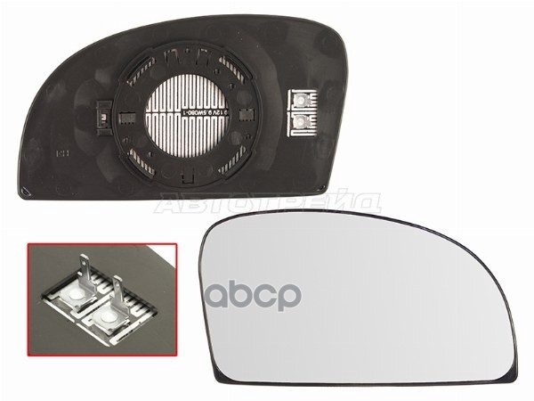 Полотно зеркала Hyundai Getz 02-11 (Справа/ Обогрев/ сферическое) Sat арт. ST-121-0062
