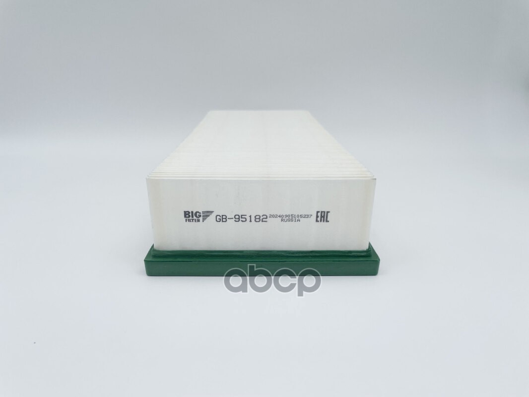 Фильтр воздушный Nissan Murano (Z51) 08-14, Teana (J32) 08-, Elgrand 10- 2.5 QR25DE Big Filter GB-95182 16546JA00A;16546JA00B;16546JA00C;NA2263;AMDFA787;LF0471;A2017;LX2586;LA2058;MFA2140;PF1307;A61900;ST16546JA00B;7101896SX;TBC1074;A2017;LF2208;