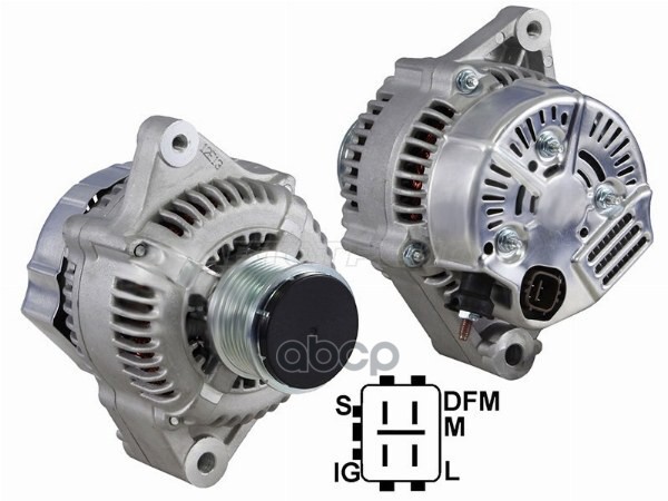 Генератор TOYOTA LAND CRUISER PRADO KDJ9#/HILUX SURF KDN18# 1KD (восстановленный) Sat арт. ST-27060-30010