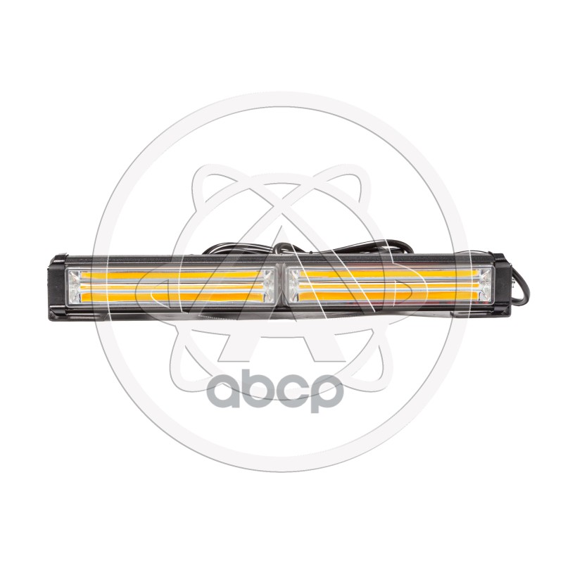 Балка проблесковая оранжевая AE12W-2COB-1S 12Вт, 1224В, 1-стор., 2 блока COB, 13