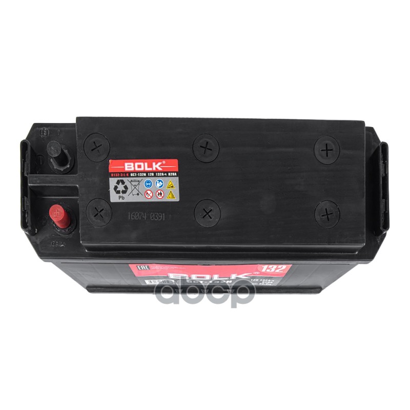Аккумулятор BOLK Standart 132 А_ч R+(4) 514x175x210 MAC110 EN 820 А