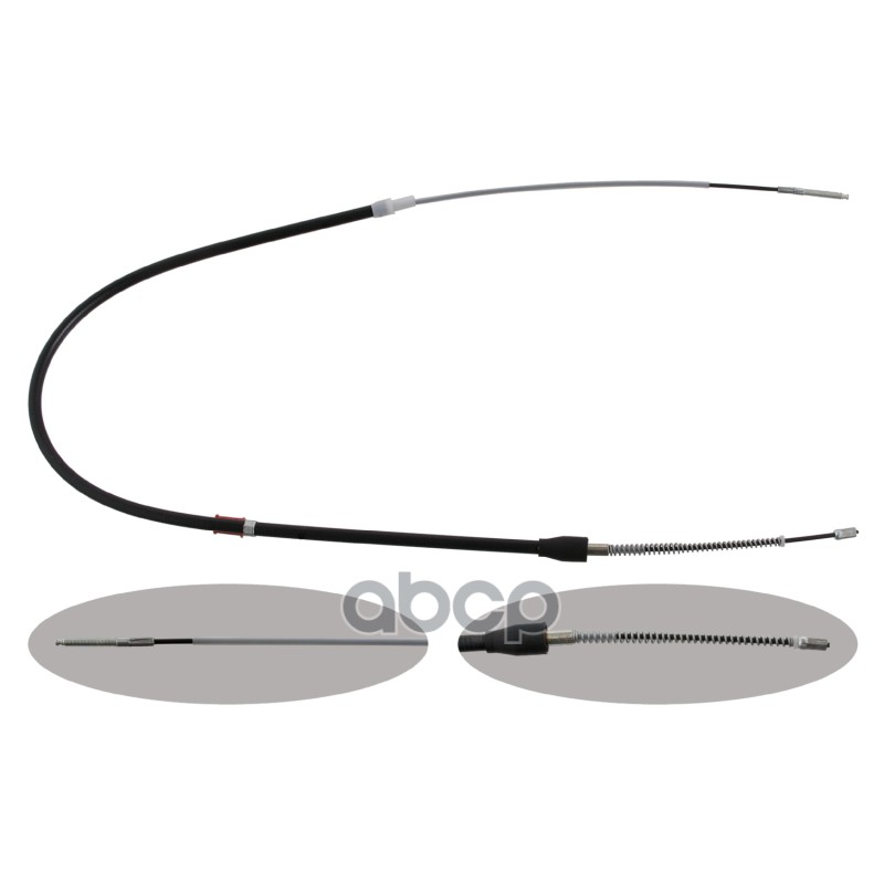 Трос Ручника Задний! L=1395 Seat Arosa 1.0-1.7 97-04, Volkswagen Lupo 1.0-1.7 98-05 Febi арт. 30765