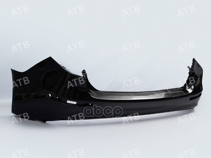 бампер Kia Rio 3 2015-2017 рестайлинг седан задний Черный (Phantom Black) MZH