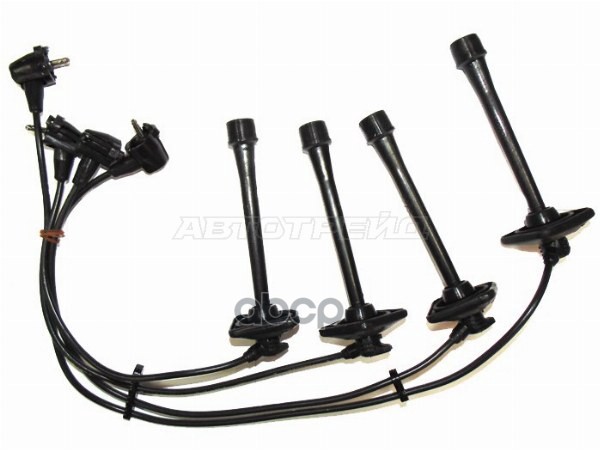Провода высоковольтные TOYOTA CALDINA 92-96 3S/5S-FE  (квадратн. резин.) Sat арт. ST-90919-22370