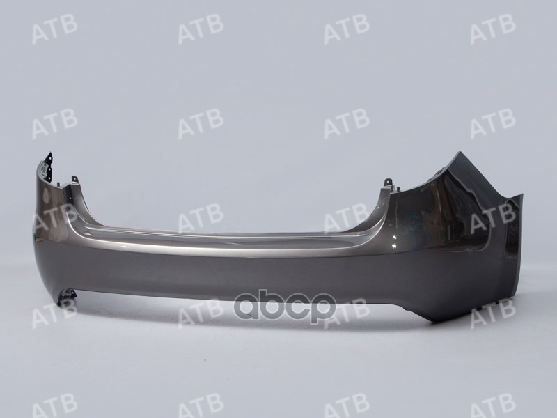 бампер Kia Rio 3 2011-2015 седан задний Серый (Carbon Grey) SAE ATB