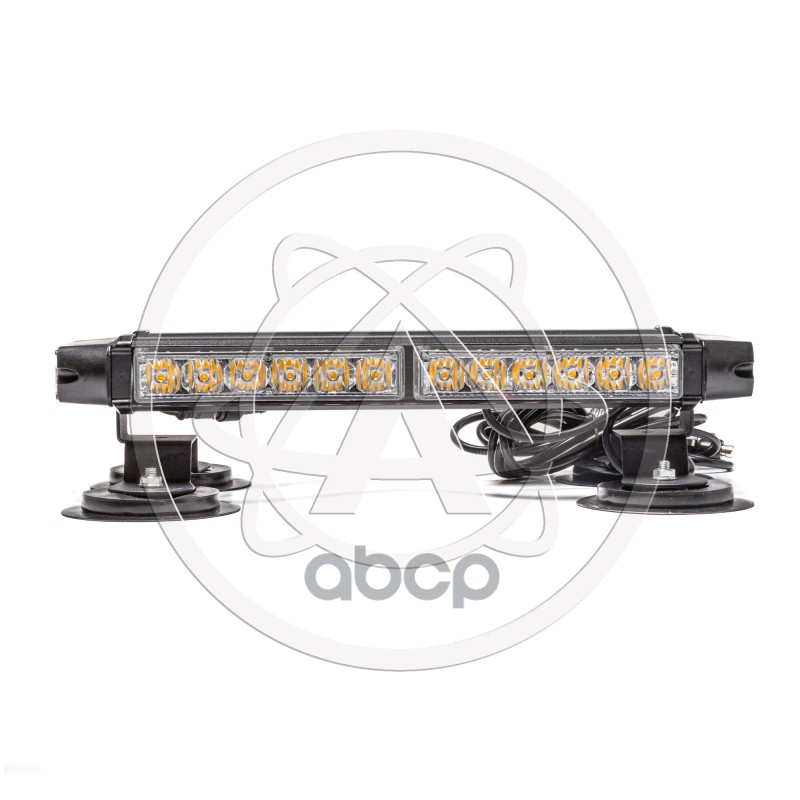 Балка светодиодная 12/24V 30Вт на магните стробоскоп 4 стор.(2+2+2 блока Epista