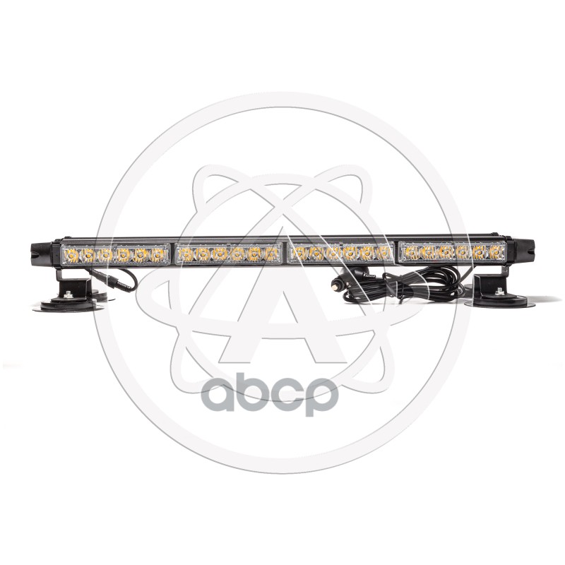 Балка светодиодная 12/24V 54Вт на магните стробоскоп 4 стор.(4+4+2 блока Epistar