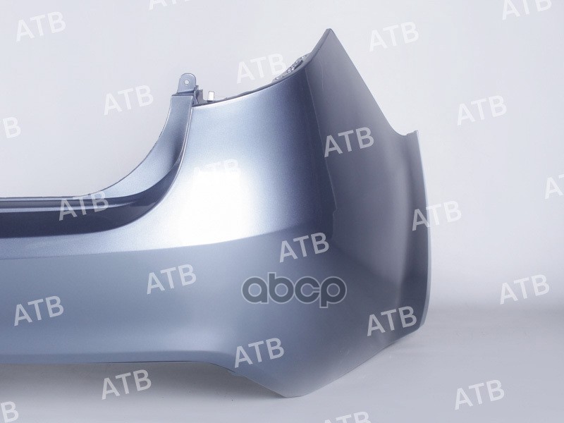 бампер Kia Rio 3 2011-2015 седан задний Голубой металлик (Russian Blue) BR7 AT