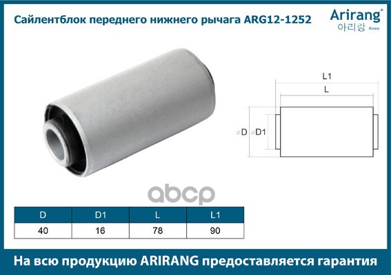 Сайленблок переднего нижнего рычага