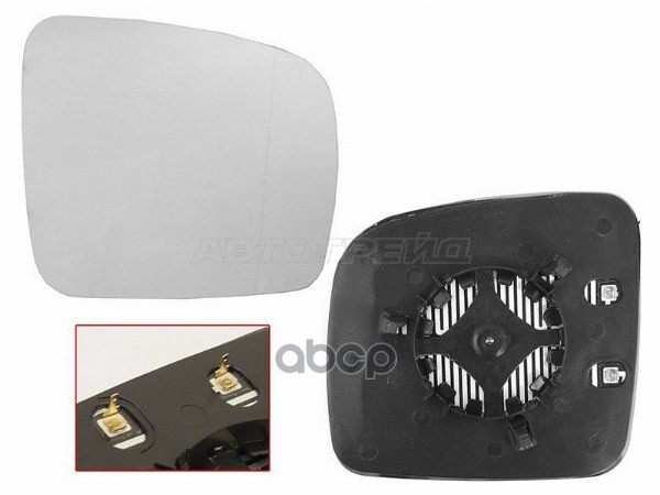 Полотно зеркала Volkswagen Transporter 03-09 / Caddy 03-15 (Справа/ Обогрев) Sat арт. ST-VWT5-940K-1