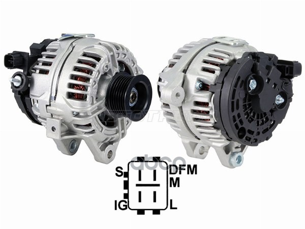 Генератор TOYOTA AVENSIS 2.0/2.4 03-08/CAMRY 2.4 01-06/RAV4 2.0 00-05 1/2AZFSE 12V 100A(BOSCH) Sat арт. ST-85-0053