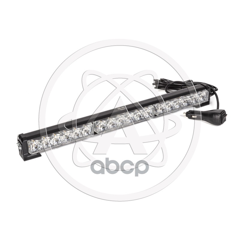 Балка светодиодная 12/24V 18Вт кронштейн стробоскоп 1 стор.(3 блока Epistar) AVT