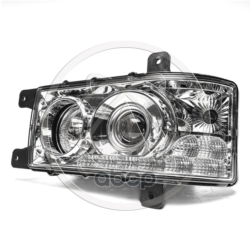 Блок-фара 311.3775-08 АЕ левая КАМАЗ-6520, 6511, 4308 8 Светодиодов (LED) с ДХО,