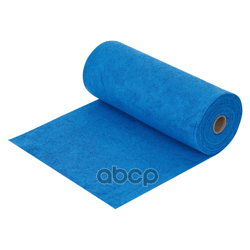 Салфетка из микрофибры 3030см (190гр/м2) рулон 50шт. синяя (ABDN014)