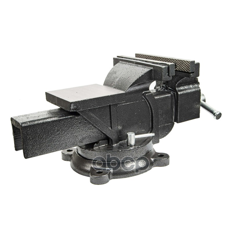 Тиски 200мм (8) поворотные чугунные с наковальней и трубным захватом ЭВРИКА