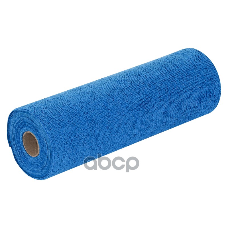 Салфетка из микрофибры 30*30см (190гр/м2) рулон 30шт. синяя (ABDN013)