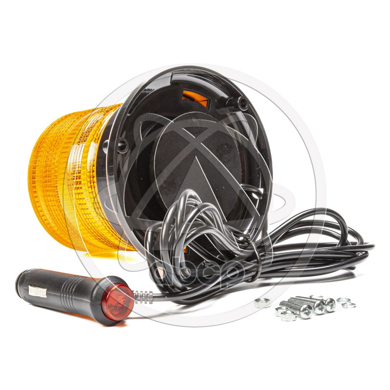 Маяк импульсный 12/24V (30 светодиодов) на магните желтый AVTOELECTRICA