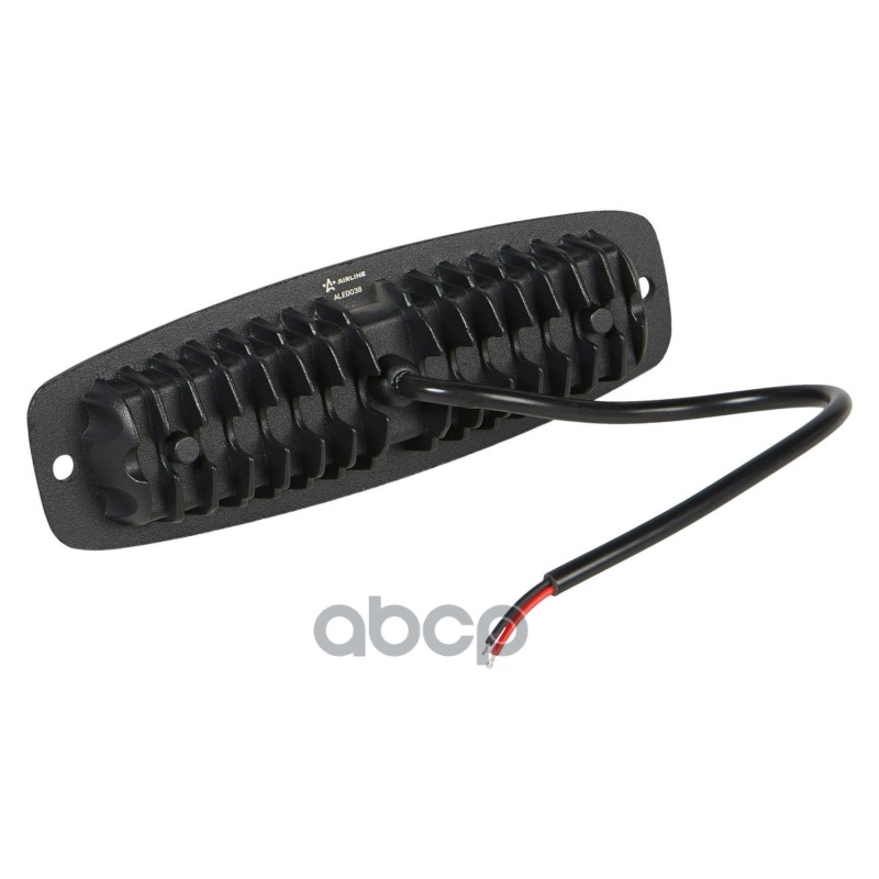 Фара светодиод. прямоугольная врезная, 8LED, рассеянный свет, 16Вт, 186х60х36мм, 12/24В, PLUS Airlin ALED038