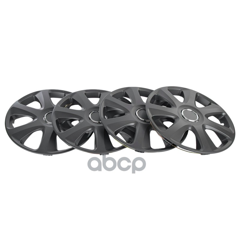 Колпаки R16 Saturn 4шт (черно-матовые) ABS-пластик ARNEZI A0702040