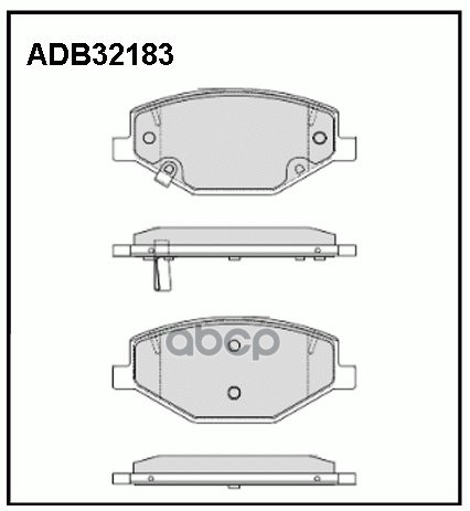 Колодки тормозные дисковые | перед | GEELY Coolray FR 20-  ADB32183