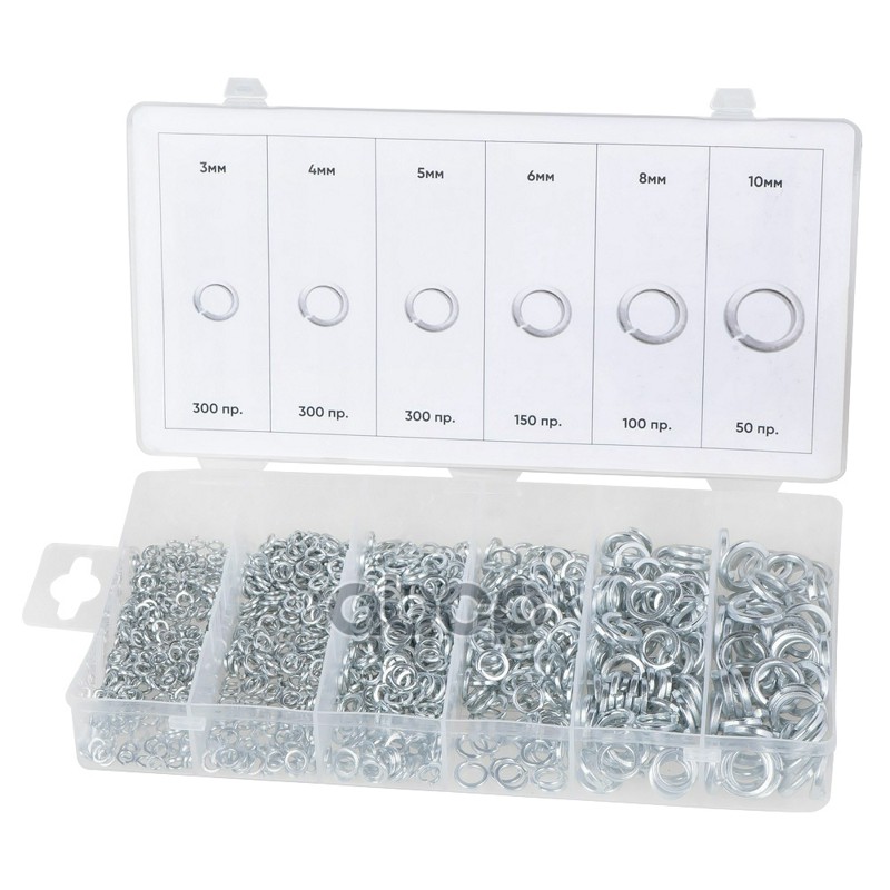 Набор гроверных шайб 3-10мм 1200пр. ARNEZI R8020121