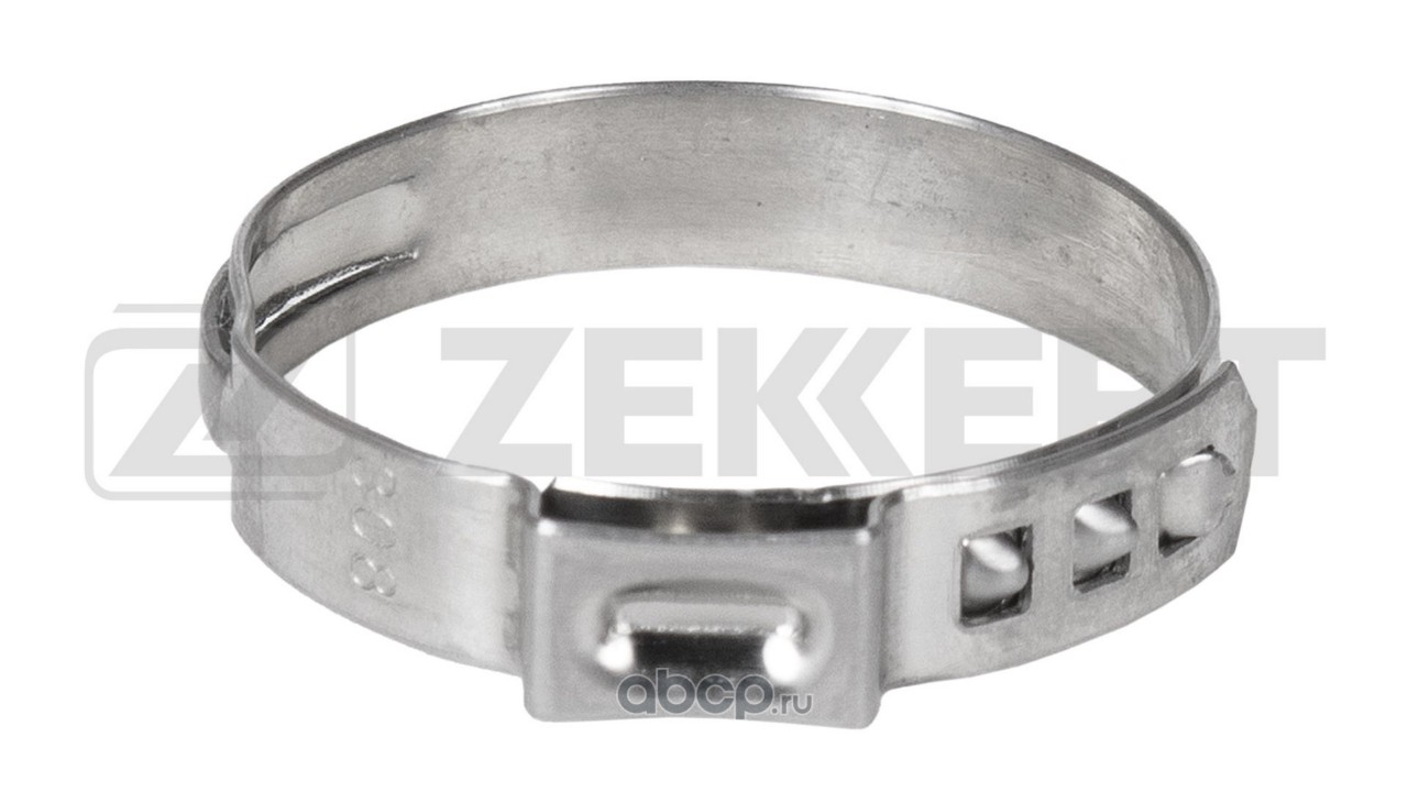 Zekkert BE5051 Хомут ушковый 27,6-30,8 мм (нерж. сталь)