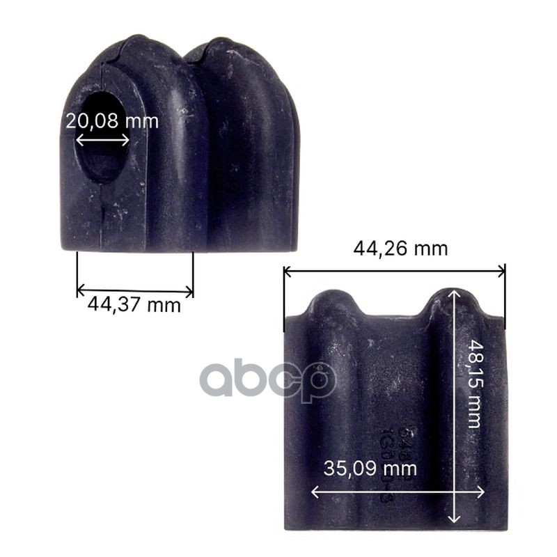 Втулка стабилизатора переднего Avantech 54812-1G000