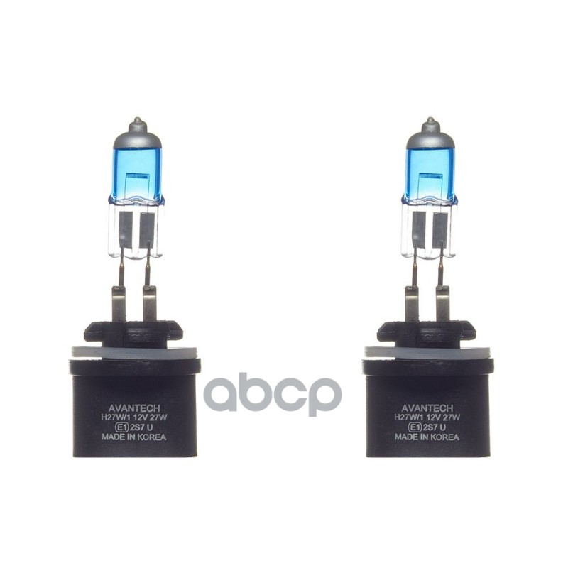 Лампа высокотемпературная Avantech H27/1 12V 27W (50W) 5000K, комплект 2 шт.